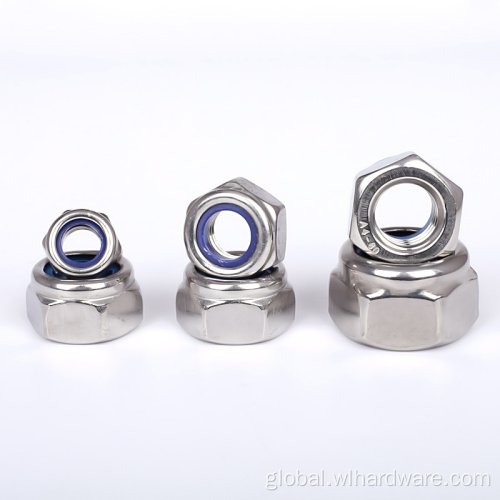 Stainless Steel Hex Nylon Locking Nuts